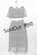 LEBECCA boutique / パラレルを生きるワンピース Free ブラック H-25-04-25-1014-EL-OP-NS-ZH
