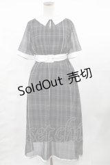 LEBECCA boutique / パラレルを生きるワンピース Free ブラック H-25-04-25-1014-EL-OP-NS-ZH