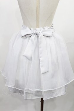 画像2: Ank Rouge / オーガンジーエプロンスカート M ブルー H-25-04-25-1021-CA-SK-NS-ZH