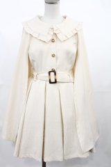 axes femme POETIQUE / スリット袖風ノースリワンピ M アイボリー H-25-04-25-1023-AX-OP-NS-ZH