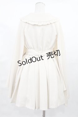 画像2: axes femme POETIQUE / スリット袖風ノースリワンピ M アイボリー H-25-04-25-1023-AX-OP-NS-ZH