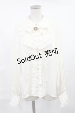 画像1: Amavel / Antique Dollフリルブラウス Free アイボリー H-25-04-25-1030-CA-BL-NS-ZH