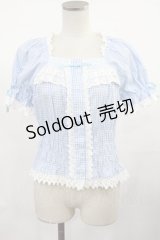 BABY,THE STARS SHINE BRIGHT / ギンガムチェックブラウス Free サックス H-25-04-25-1032-BA-BL-NS-ZH
