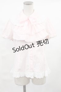 BABY,THE STARS SHINE BRIGHT / ストライプジャボ付きブラウス Free ピンク H-25-04-25-1033-BA-BL-NS-ZH
