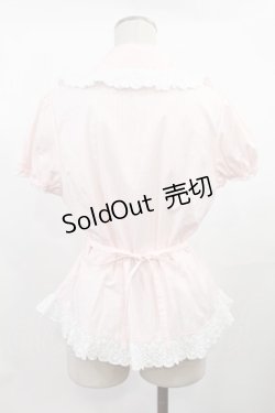 画像2: BABY,THE STARS SHINE BRIGHT / ストライプジャボ付きブラウス Free ピンク H-25-04-25-1033-BA-BL-NS-ZH