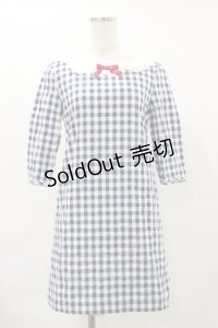 MILK / Sassyワンピース  ブルー H-25-04-25-077-ML-OP-KB-ZH