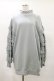 画像1: Candy Stripper / FRILL SLEEVE SWEAT ONE-PIECE  ライトブルー H-25-04-25-079-PU-OP-KB-ZH (1)