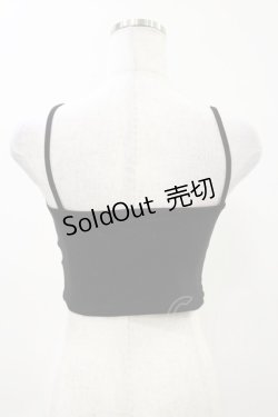 画像2: REFLEM / クロップドキャミソール FREE 黒 H-25-04-25-016-PU-TO-KB-ZH