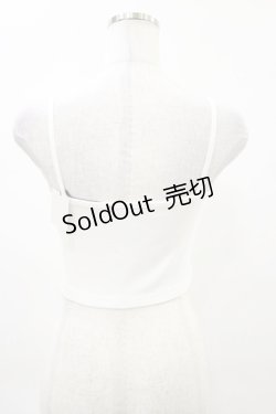 画像2: REFLEM / クロップドキャミソール FREE 白 H-25-04-25-017-PU-TO-KB-ZH