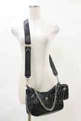 REFLEM / ミニバッグ付きボディバッグ  黒 H-25-04-25-002-PU-BG-KB-ZH