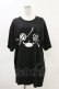 画像1: NieR Clothing / プリントCOTTON CUTSEW 3XL 黒 H-25-04-25-023-PU-TO-KB-ZH (1)