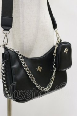 画像2: REFLEM / ミニバッグ付きボディバッグ  黒 H-25-04-25-002-PU-BG-KB-ZH