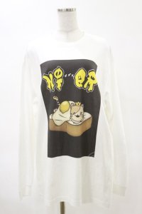 NieR Clothing / COTTON LONG CUTSEW XL 白 H-25-04-25-028-PU-TO-KB-ZH