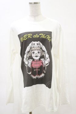 画像1: NieR Clothing / COTTON LONG CUTSEW  白 H-25-04-25-029-PU-TO-KB-ZH