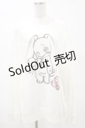 NieR Clothing / にぃあスウェットトップス  白 H-25-04-25-030-PU-TO-KB-ZH