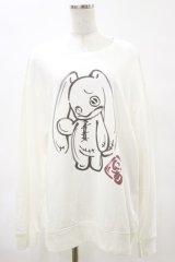NieR Clothing / にぃあスウェットトップス  白 H-25-04-25-030-PU-TO-KB-ZH