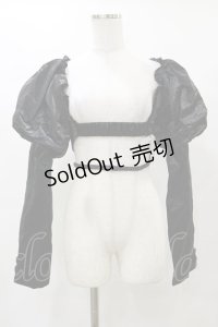 Melt the lady / クロップドジャケット Free ブラック H-25-04-26-052-PU-JA-NS-ZH