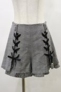 Rojita / フロントWレースアップショートパンツ Free ブラック H-25-04-26-059-LO-TO-NS-ZH