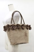 m petit by misako / NINA'Sコラボ リボンファーバッグ  ブラウン H-25-04-26-009-LO-BG-NS-ZH