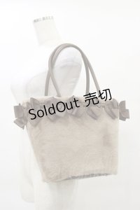 m petit by misako / NINA'Sコラボ リボンファーバッグ  ブラウン H-25-04-26-009-LO-BG-NS-ZH