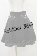 Ank Rouge / パールフラップスカート M ブラック H-25-04-26-065-CA-SK-NS-ZH