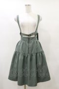 axes femme POETIQUE / ハーネスデザインサス付スカート M グリーン H-25-04-26-069-AX-SK-NS-ZH