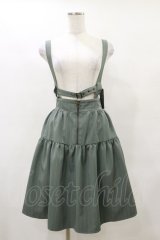 axes femme POETIQUE / ハーネスデザインサス付スカート M グリーン H-25-04-26-069-AX-SK-NS-ZH