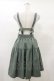 画像2: axes femme POETIQUE / ハーネスデザインサス付スカート M グリーン H-25-04-26-069-AX-SK-NS-ZH (2)