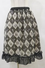 axes femme / 裾フリルスカート M グレー H-25-04-26-070-AX-SK-NS-ZH