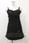 Melt the lady / サイドレースミニワンピース Free ブラック H-25-04-26-073-PU-OP-NS-ZH