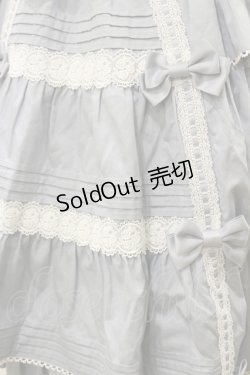 画像5: metamorphose / 3段フリルジャンパースカート(スカラップレース) サイズ1 サックス H-25-04-26-074-ME-OP-NS-ZH
