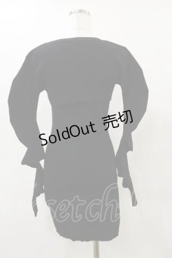 画像2: Melt the lady / ニットワンピース+ボレロ Free ブラック H-25-04-26-076-PU-OP-NS-ZH