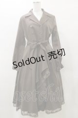 axes femme / ラッフルフリルトレンチコート Free Dブラウン H-25-04-26-078-AX-CO-NS-ZH