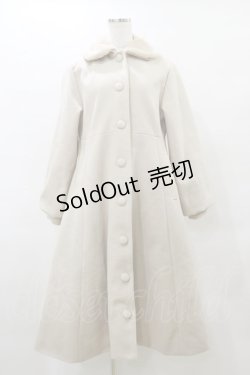 画像1: m petit by misako / ロングコート L オフ H-25-04-26-079-LO-CO-NS-ZT-C036