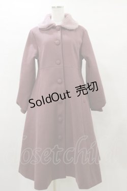 画像1: m petit by misako / ロングコート L ピンク H-25-04-26-080-LO-CO-NS-ZT-C016