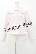 axes femme kawaii / ガーリーリボンショートコート M ピンク H-25-04-26-081-AX-CO-NS-ZH