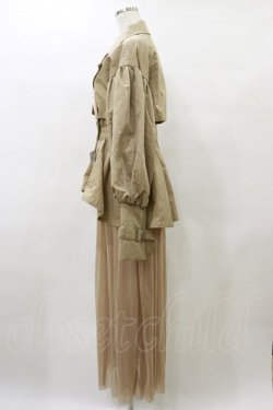 画像3: Melt the lady / ヘビーウェイトブラウス Free ベージュ H-25-04-26-083-PU-BL-NS-ZH