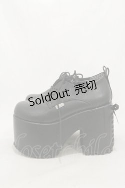 画像2: YOSUKE / 厚底レースアップシューズ M ブラック H-25-04-26-001-PU-SH-NS-ZH
