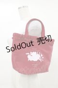 m petit by misako / NINA’Sコラボ プリントトートバッグ  レッド H-25-04-26-015-LO-BG-NS-ZH