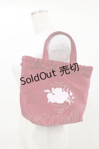 m petit by misako / NINA’Sコラボ プリントトートバッグ  レッド H-25-04-26-015-LO-BG-NS-ZH