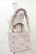 m petit by misako / NINA'Sコラボベロアリボン2wayバッグ  ピンク H-25-04-26-017-LO-BG-NS-ZH