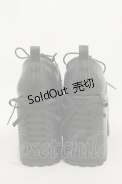 画像3: YOSUKE / 厚底レースアップシューズ M ブラック H-25-04-26-001-PU-SH-NS-ZH