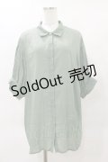 axes femme / カラーシアーシャツ M グリーン H-25-04-26-021-AX-BL-NS-ZH