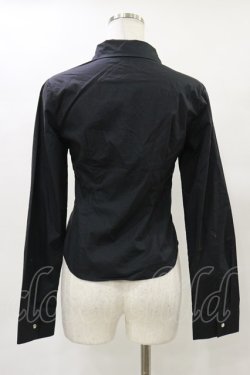 画像2: Melt the lady / ロゴ刺繍ブラウス Free ブラック H-25-04-26-023-PU-BL-NS-ZH