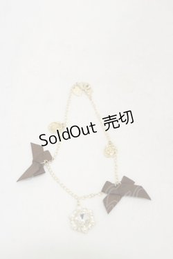 画像1: m petit by misako / NINA'Sコラボ AM*NIPLビジューBG  ブラウン H-25-04-26-004-LO-ZA-NS-ZH