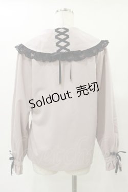 画像2: Rojita / ブローチ付きバックレースアップブラウス Free ピンク H-25-04-26-028-LO-BL-NS-ZH