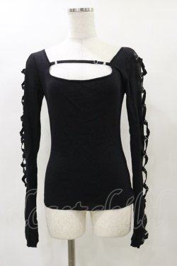 画像1: Melt the lady / スピンドルトップス Free ブラック H-25-04-26-030-PU-TO-NS-ZH