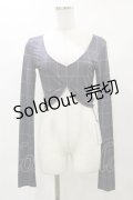 Melt the lady / チェック柄トップス Free グレー H-25-04-26-032-PU-TO-NS-ZH