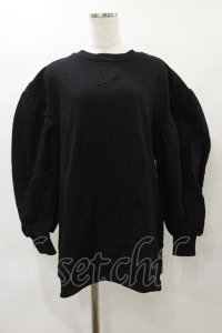 Melt the lady / ロゴ刺繍トレーナー Free ブラック H-25-04-26-036-PU-TO-NS-ZH