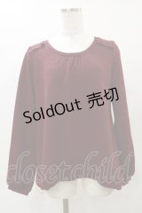 axes femme / バックレースアップニット M ボルドー H-25-04-26-039-AX-TO-NS-ZH
